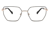 Lunettes de lecture rectangulaires à monture intégrale en métal, montures optiques tendance, blocage de la lumière bleue pour toutes les formes de visage