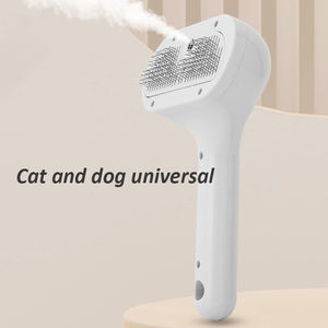 للبيع بالجملة فرشاة كهربائية للكلاب والقطط بالبخار مشط إزالة الشعر مشط تدليك بلاستيكي - Product Image 3