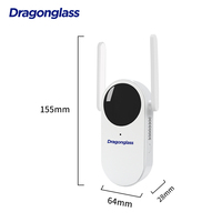 Extensor de rango de repetidor WiFi inalámbrico de larga distancia de 300Mbps y enrutador amplificador con redes 4G POE IP GPRS