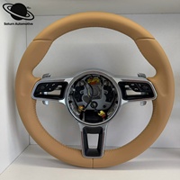 Volant en fibre de carbone pour Porsche 981 991 992 718 Macan Panamera Cayenne Taycan 917 911 Boxster Cayman GT