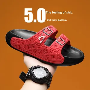 Chaussures d'été pour hommes, antidérapantes, résistantes à l'usure et tongs de plage à une seule ligne - Product Image 4
