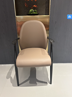 Chaises et tabourets de salle à manger de restaurant modernes, cuir synthétique, doux, durable, écologique, léger, usage commercial, hôtel, maison