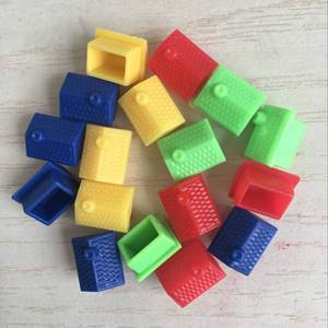 Gettoni Personalizzati per Giochi da Tavolo - Case e <span class=keywords><strong>Hotel</strong></span> in Plastica e Legno Resistenti per Giochi <span class=keywords><strong>di</strong></span> Ruolo da Tavolo, Giochi per Famiglie (Adatti per Adulti/Bambini) - Product Image 2