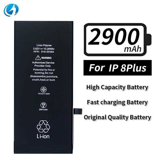 Factory Manufacture Mobile Phone Battery 2900mAh for iPhone 8Plus Battery Original Replacement Batteries