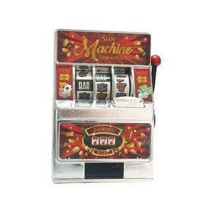 Macchina da Gioco Creativa Casino Jackpot Slot Machine Divertente 2-in-1 con Salvadanaio a Gettoni - Product Image 1