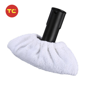 Tissus de nettoyage à <span class=keywords><strong>vapeur</strong></span> et couverture tête de brosse, pour <span class=keywords><strong>karcher</strong></span> <span class=keywords><strong>SC1</strong></span> SC2 SC3 SC4 SC5, nettoyage à domicile, 2 X tampons de sol - Product Image 2