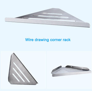 Porte-savon mural en acier inoxydable 304, design Triangle <span class=keywords><strong>noir</strong></span>, étagère <span class=keywords><strong>de</strong></span> <span class=keywords><strong>douche</strong></span> d'angle pour salle <span class=keywords><strong>de</strong></span> bain - Product Image 3