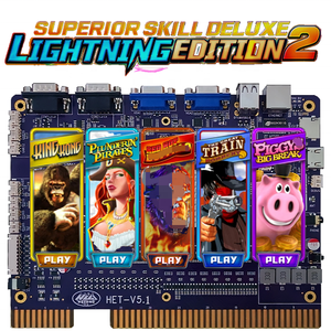 Placa de juego vertical Lightning Edition 2 Follow the Banana Nudge Skill HET PCB para máquinas recreativas de arcade - Product Image 1