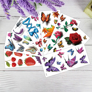 Adesivi per Tatuaggi Temporanei 3D Moonlight di Alta Qualità, Non Tossici ed Ecologici, 9cmx19cm, Impermeabili, <span class=keywords><strong>Stampa</strong></span> CMYK/PMS - Product Image 4