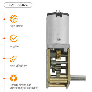 FT-12SGMN20มอเตอร์เกียร์หนอนขนาดเล็กเครื่องมือลด3v6v12v24v ตามสั่ง - Product Image 5