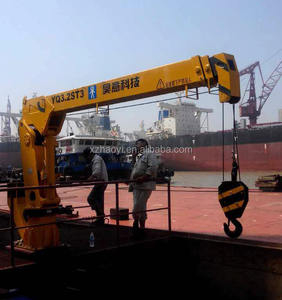 3.2 ตันเรือเดินทะเลดาดฟ้าท่าเรือเครนยกกว้านรีโมทคอนโทรลรอกเครนเรือ - Product Image 2