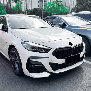 Bmw 2 Series F44 M Sport 2020-2024 Front <b>Bumper</b> Air Vent <b>Stickers</b> Piano Black Carbon Fiber Texture Adhesive Decals - Product Image 1