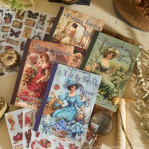 Işık Retro DIY sahne dergisi çıkartma kitabı 24 yaprak köpük <span class=keywords><strong>Washi</strong></span> bant dekoratif çıkartmalar - Product Image 1