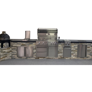 Fornitore professionale 28 pollici <span class=keywords><strong>3</strong></span> fuochi attrezzature cucina grill a Gas con LED e rosticceria - Product Image 6