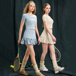 Conjunto de Falda y Top de 2 Piezas para Mujer, Estilo Lujoso y Moderno Y2K, Ropa Deportiva para Tenis, Pickleball, Bádminton - Product Image 2