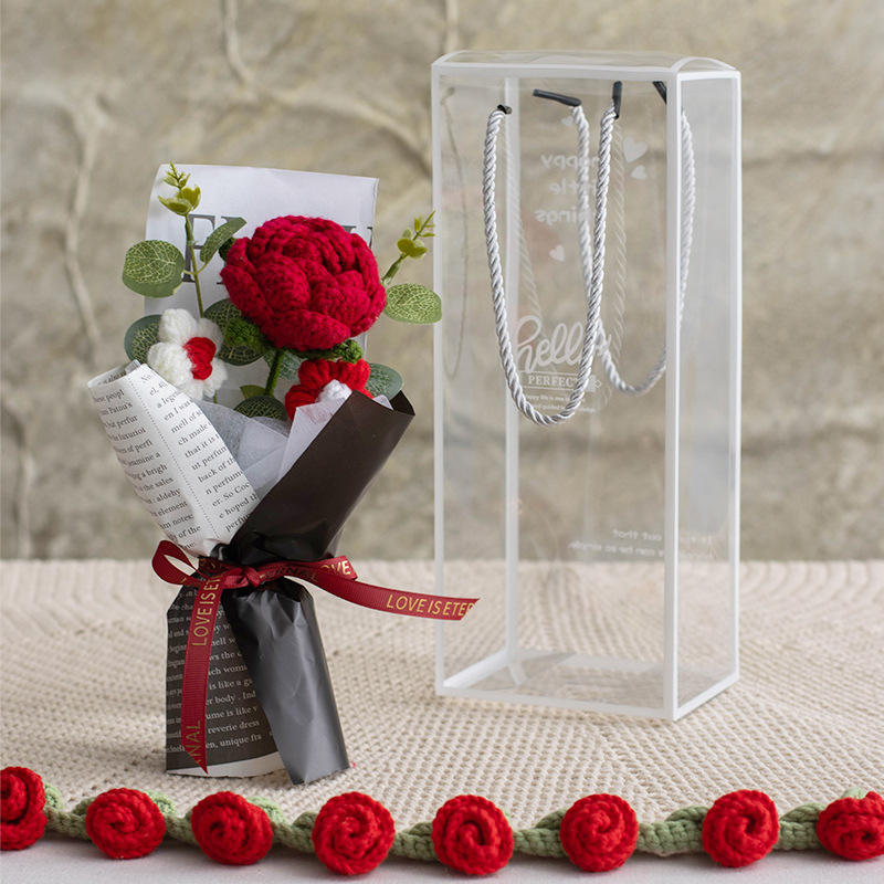 Petite caisse pour animaux rose-rouge