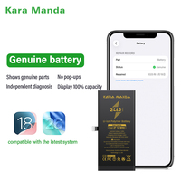 Baterai Diagnostik Asli OEM Kara Manda untuk iPhone 12 Mini, Baterai untuk iPhone 12 13 14 15 15 Pro Max, Baterai Ponsel 0 Cycle