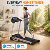 Cinta de Correr Inteligente con Consola, Datos en Tiempo Real, Sensores de Pulso, Velocidad, Tiempo, Distancia, Calorías, Pantalla, Uso Diario, Ejercicio en Casa