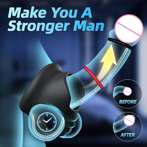 حلقات القضيب المخصصة من AITT الأكثر مبيعًا للبالغين، مع 7 ميزات مختلفة لتحفيز البظر - Product Image 2