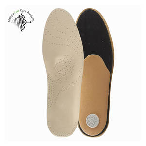 Sol dalam ortopedi busa nyaman dan lateks, penyangga lengkungan sol kaki kulit hangat untuk olahraga untuk sepatu ortopedi - Product Image 3