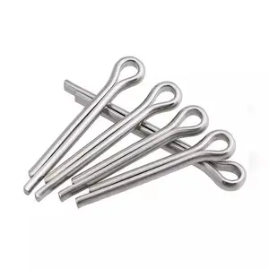 High Quality Customized Zinc Plated Spring R Clips Silver Split Cotter Pins Bike Cotter Pins