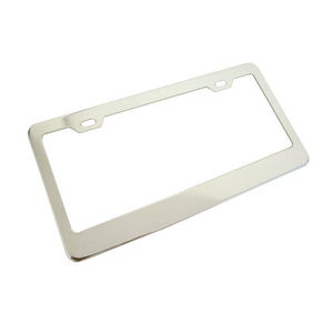 Marco de Matrícula de Coche Personalizado al por Mayor, Plástico, en Blanco, con Impresión de Logotipo Personalizado - Product Image 2