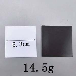 Aimant de réfrigérateur en aluminium personnalisé DZ en forme de cœur 5,3*6,1 cm, métal à sublimation avec autocollant magnétique, cadeau significatif - Product Image 3