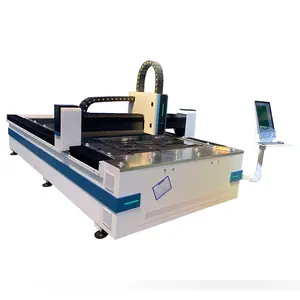 Mesin Pemotong Laser, Mesin Pemotong Laser Serat Cnc Lembaran Tabung 1kw 2kw 3kw 4kw untuk Besi Aluminium Baja