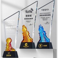 Trofeo de Cristal Pulido Ecológico OEM con Diseño Personalizado para Campeonato