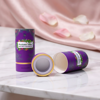 Emballage personnalisé en tube de papier biodégradable, boîte en kraft de luxe pour parfum, cosmétique, lotion, OEM, toutes tailles