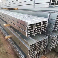 Poste de Valla de Acero Galvanizado en Forma de H, 100x100x6x8mm, S275JR S335JR, Recubierto por Inmersión en Caliente, para Cercas Agrícolas y de Contención