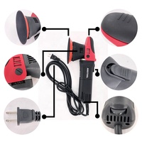 ANSIAUTO Potente Pulidora Orbital Aleatoria Sin Escobillas con Cable para Detallado de Coches 120V 230V