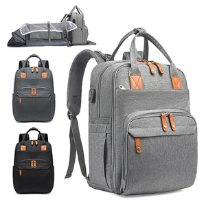 Borsa Multifunzionale <span class=keywords><strong>per</strong></span> Mamme, Impermeabile e di Grande Capacità, con Culla Pieghevole e Stazione Cambio Pannolini - Product Image 3
