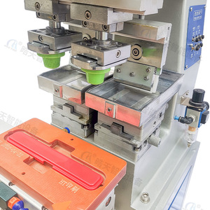Haotian Shuttle <b>Pad</b> <b>Printer</b> P-125S2 Two Color Pneumatic Drive For Plastic Label Printing - Product Image 1