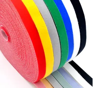 Manufacturer Wholesale Colorful B2B Hook And Loop Back To Back Tape Roll Heavy Duty