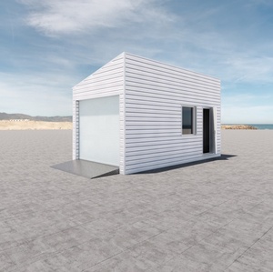 Contenedor de habitación individual blanco prefabricado desmontable de 20 40 pies, contenedor prefabricado móvil, <span class=keywords><strong>casa</strong></span> de paquete plano con fácil instalación - Product Image 1
