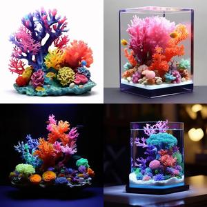 Nep Koraal Huisdecoratie Hars Kunstmatig Koraalrif Voor <span class=keywords><strong>Aquarium</strong></span> - Product Image 6