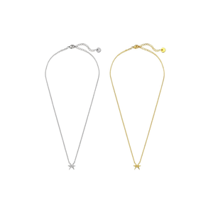 Collana con ciondolo Zi Star in acciaio inossidabile dal design minimalista per donna, placcata in oro, da indossare tutti i giorni - Product Image 2