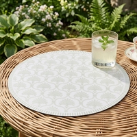 Set de table en similicuir pour la décoration de la maison et de la cuisine, thème automne