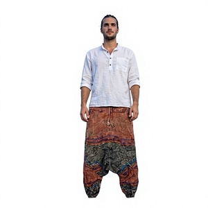 Pantalones Sama Aladdin de Invierno de Alta Calidad, Transpirables y Ecológicos, 100% Algodón, Corte Holgado, para Yoga, Baile, Ropa Casual de Calle, Estilo Vintage - Product Image 1