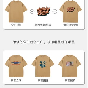 Men's Pure Cotton T-Shirt Solid Color Round Neck Short Sleeve Breathable Loose Fit For Leisure Activities - Product Image 3