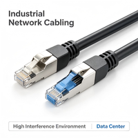 Connecteur modulaire RJ45 8P8C Cat8 SFTP à blindage complet en alliage de zinc, style allemand, anti-vibration, sans outil, à clipser, 40 Gbit/s