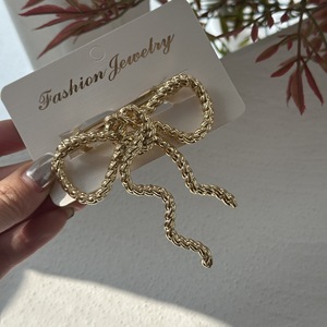 Fashionable Elegant European & American Style Metal Geometric Butterfly <b>Bow</b> Hairpins Alloy Barrettes <b>Clips</b> Party Jewelry - Product Image 5