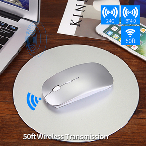 <span class=keywords><strong>Amazon</strong></span> ventas en silencio recargable 2,4 GHz <span class=keywords><strong>Bluetooth</strong></span> 4,0 inalámbrico <span class=keywords><strong>Mouse</strong></span> Dual modo ratón - Product Image 1