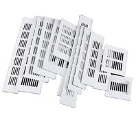 Nouveau design de grilles d'aération Jinnate couvercle d'aération décoratif en aluminium pour armoire de cuisine