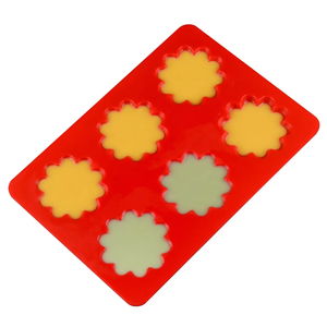 Poêle à <span class=keywords><strong>brioche</strong></span> Offre Spéciale 6 tasses <span class=keywords><strong>moule</strong></span> à <span class=keywords><strong>brioche</strong></span> en silicone 2 paquets pour la cuisson de la tarte, muffins, pouding <span class=keywords><strong>moule</strong></span> antiadhésif - Product Image 2