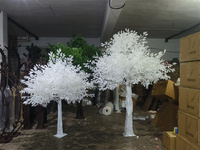 Grand arbre artificiel en feuilles d'or, style Banyan, pour décoration intérieure et extérieure, ST Chine
