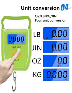 Cân Hành Lý Kỹ Thuật Số Bán Chạy Cân Cầm Tay Bằng Nhựa LCD 50Kg 10G Màu Nhỏ Có Móc - Product Image 6