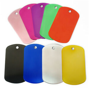 Gran oferta, collar de acero inoxidable de Color, etiqueta de perro de identificación personalizada - Product Image 1