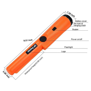 360 độ quét unearthing kho báu Finder Máy dò kim loại với độ nhạy cao để định vị đồng xu vàng bạc trang sức - Product Image 2